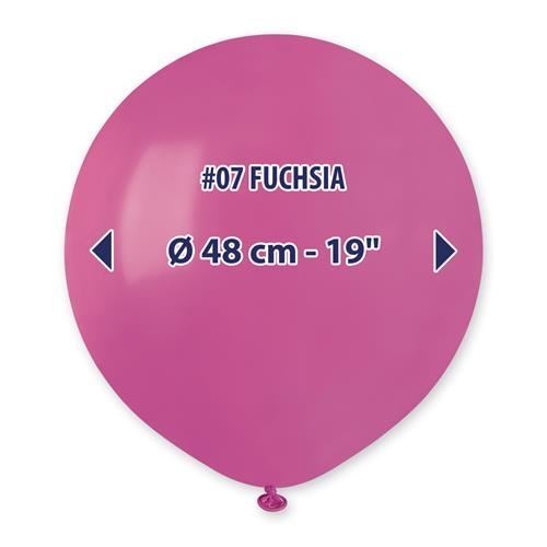 Levně Balonek Gemar tmavě růžový – 48 cm/19"