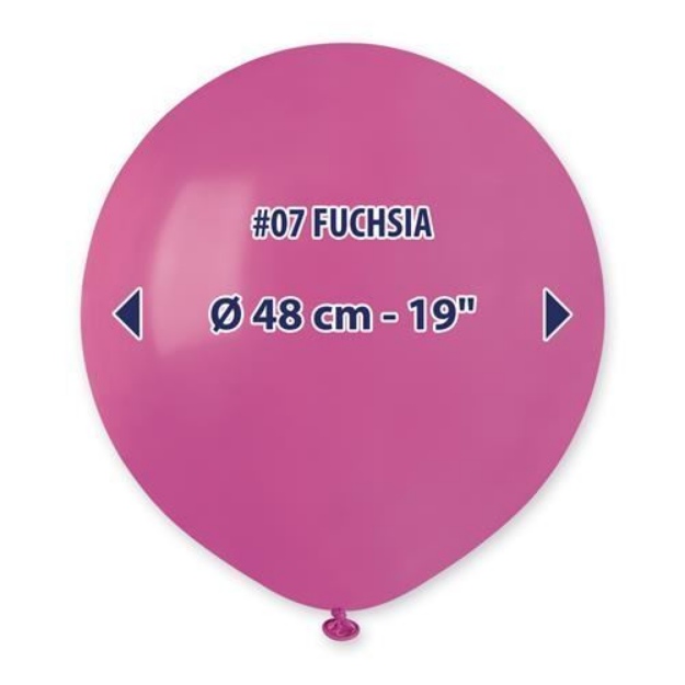 Obrázok z Balónik tmavo ružový 48 cm
