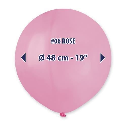 Levně Balonek Gemar světle růžový – 48 cm/19"