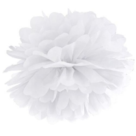 Picture of Pom pom bílý - 35 cm