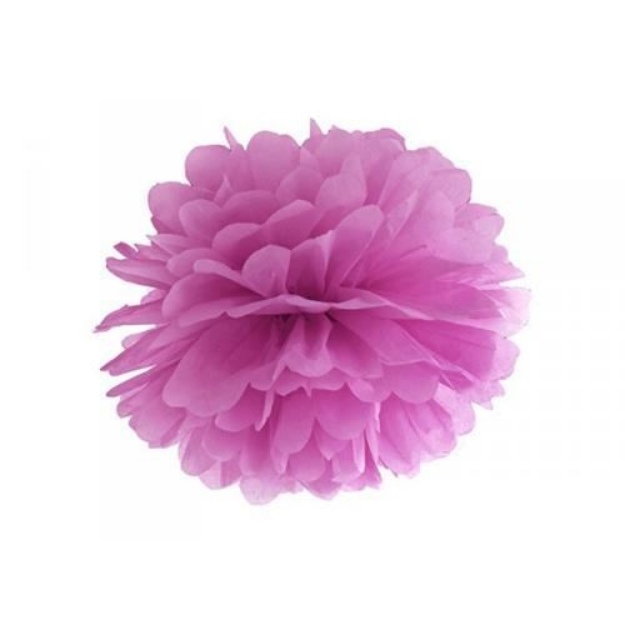 Obrázok z Pom pom tmavo ružový - 35 cm