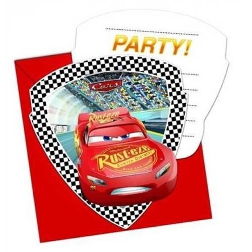 Party pozvánky Cars 3 – 6 ks