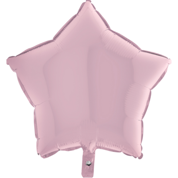 Obrázok z Fóliový balónik Hviezda pastel ružová 45 cm - Nebalený