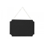 Obrázok z Závesná tabuľa s kriedou čierna – 45 × 30 cm