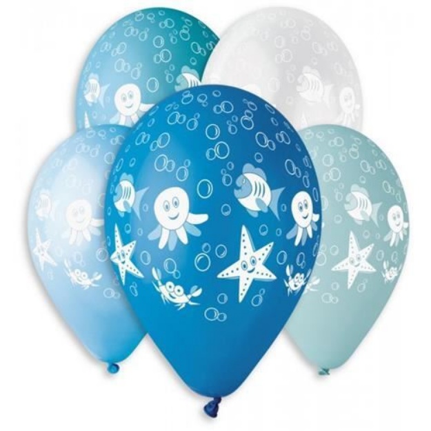 Obrázek z Latexový balonek Moře 30 cm 