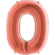 Obrázok z Fóliová číslica - rose gold 0