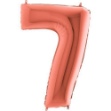 Picture of Foil Number Balloon - rose gold 7