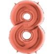 Picture of Foil Number Balloon - Rose Gold 8