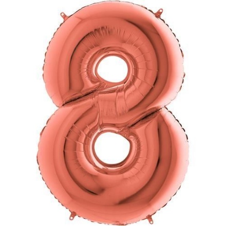 Obrázek Foliová číslice - rose gold 8