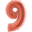 Picture of Foil Number Balloon - rose gold 9