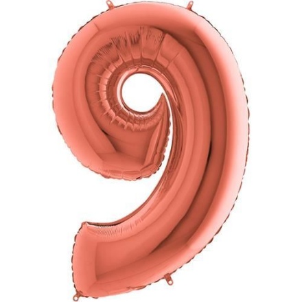 Picture of Foil Number Balloon - rose gold 9