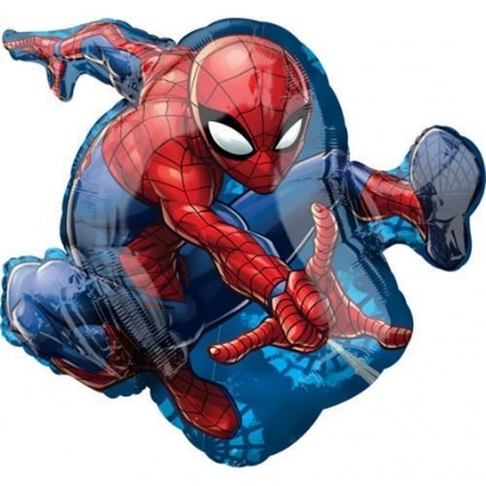 Fóliový balonek s motivem Spidermana v akční póze – 43 x 73 cm