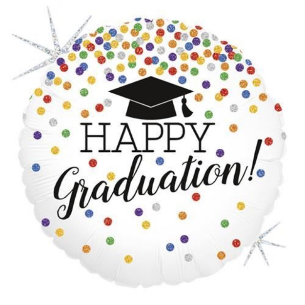 Obrázok z Fóliový balónik Happy Graduation! 45 cm