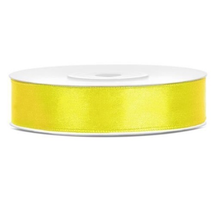 Picture of Saténová stuha žlutá 12 mm x 25 m