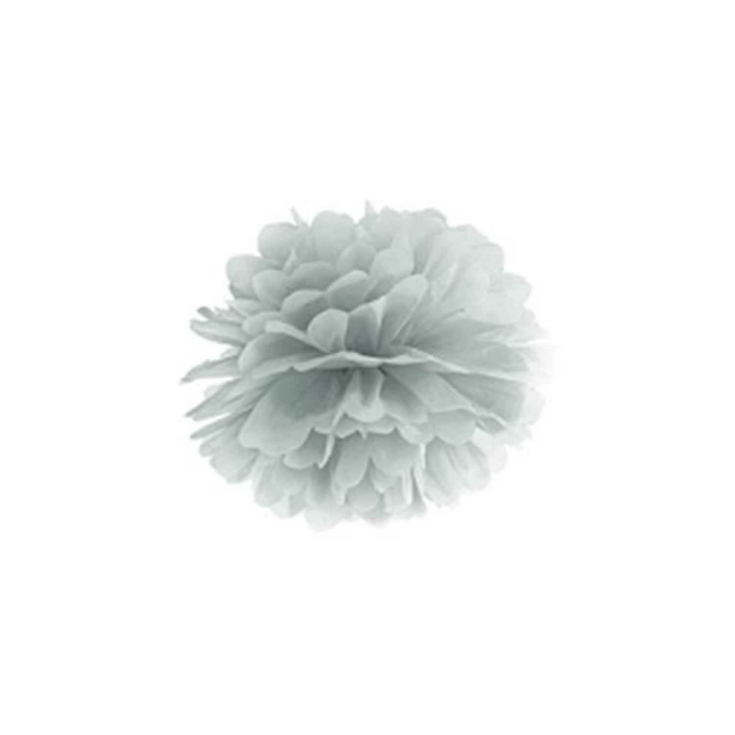 Pom pom stříbrný 25 cm