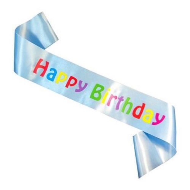 Obrázok z Šerpa - Happy Birthday - modrá