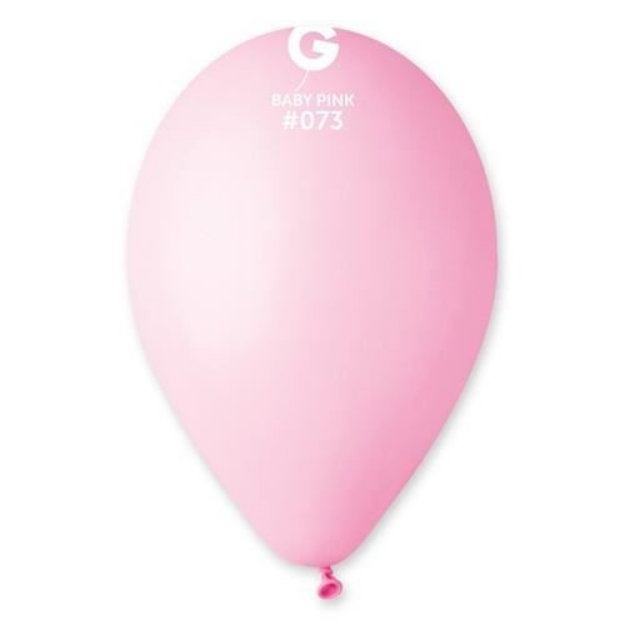 Obrázek Balonky Gemar Baby pink růžové 30 cm - 100 ks
