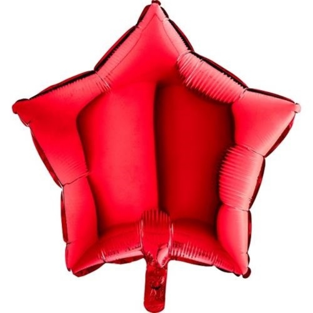 Picture of Red star foil balloon – 45 cm