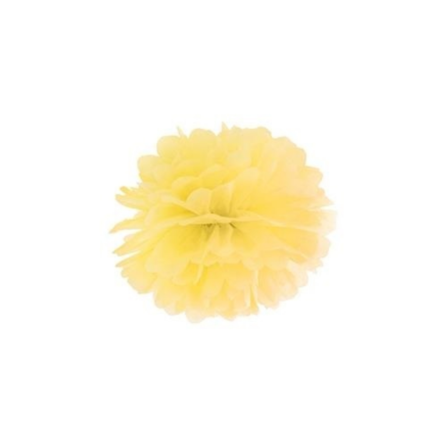Levně Pom pom žlutý - 25 cm