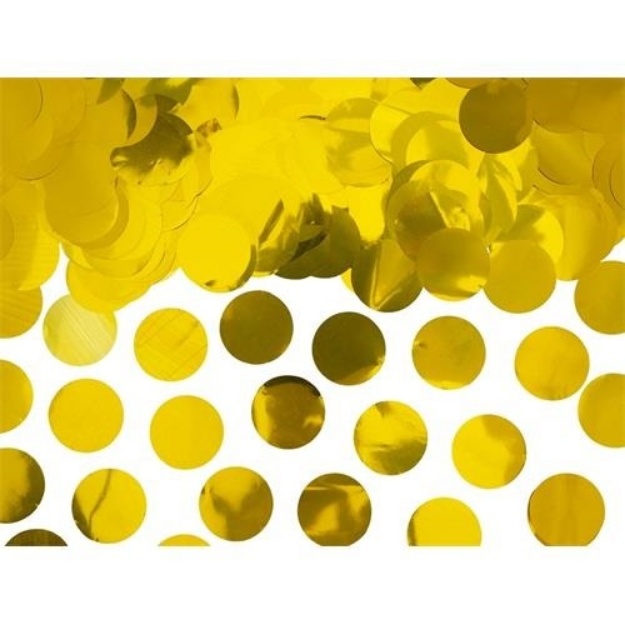 Obrázok z Konfety zlatá kolieska - 15 g 
