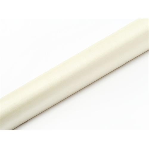Levně Organza 36cm x 9m světle krémová