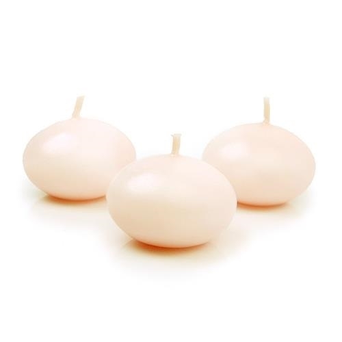 Levně Svíčka plovoucí krémová 4 cm