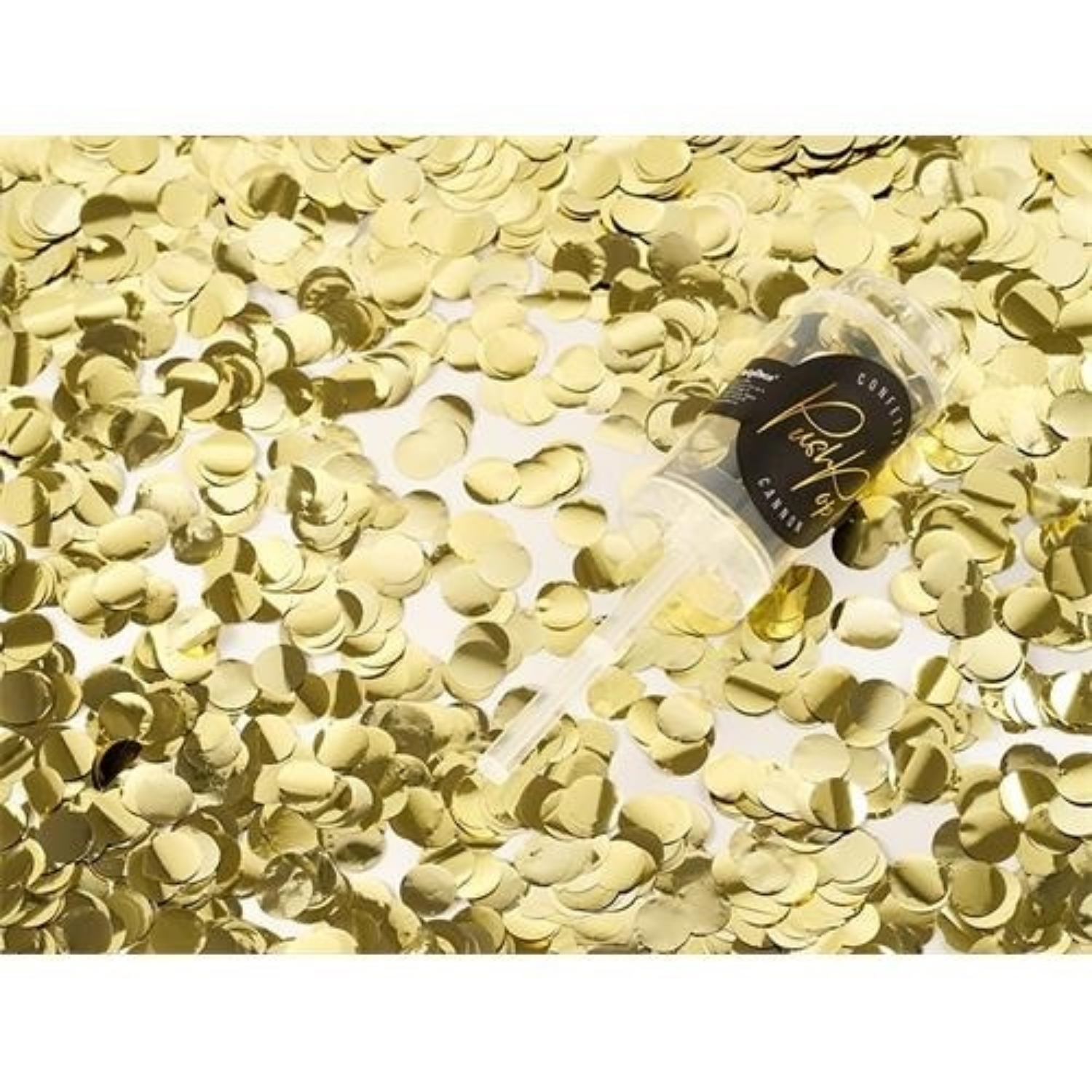 Konfety Push pop - zlaté