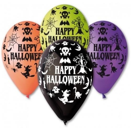 Picture of Latexový balonek Happy Halloween 30 cm