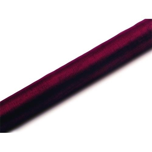 Levně Organza 36cm x 9m vínová