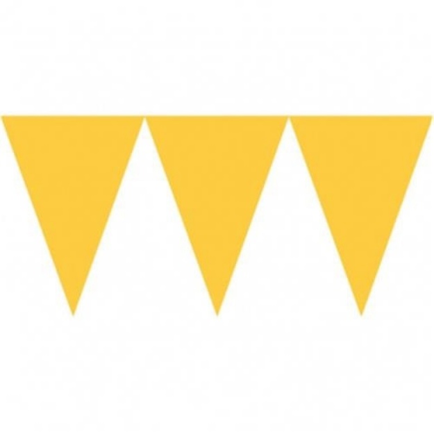 Obrázek z Vlaječková girlanda žlutá 450 cm 