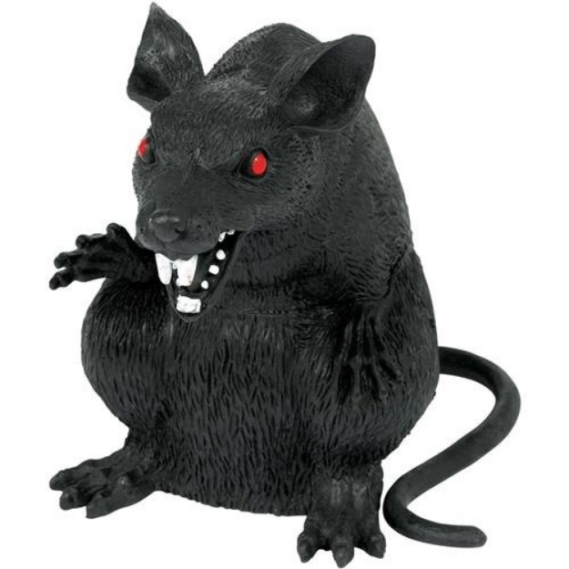 Obrázek z Halloweenská dekorace obří krysa 15 cm 