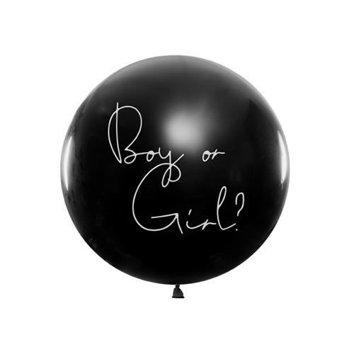 Levně Latexový balon kluk nebo holka? - Růžová náplň