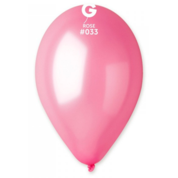 Obrázok z Metalický balónik ružový 28 cm