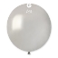 Velký stříbrný metalický latexový balonek Gemar 48 cm