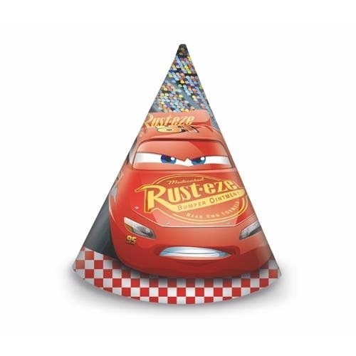 Party čiapočky Cars 3 6 ks