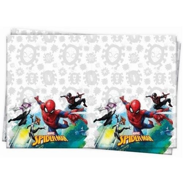 Obrázok z Plastový party obrus Spiderman Team Up 120 x 180 cm