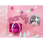 Obrázok z Party nápis vlajočky ružový mix Happy Birthday 175 cm