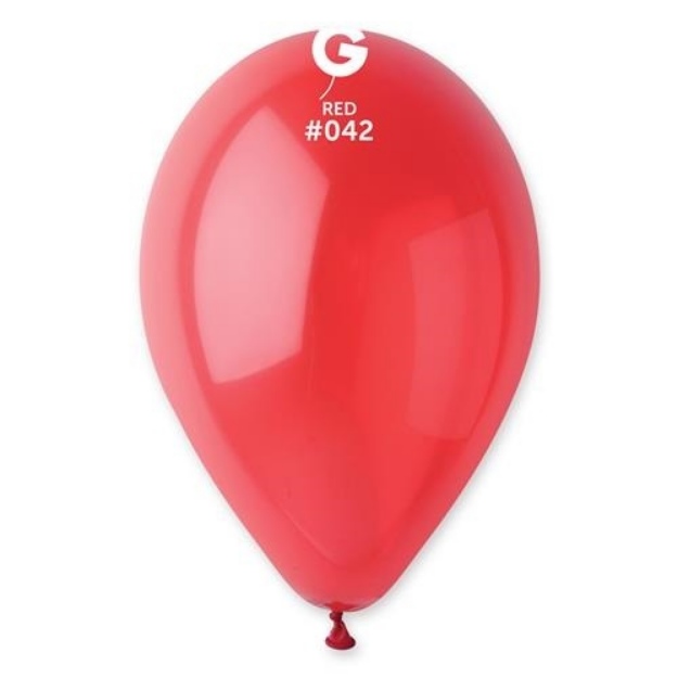 Obrázok z Balóniky 26 cm - kryštalické červené 100 ks