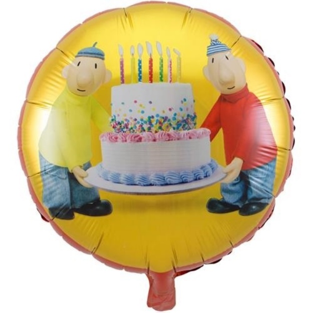 Obrázok z Fóliový balónik Pat a Mat 45 cm 