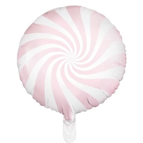 Levně Foliový balonek bonbón světle růžový 45 cm