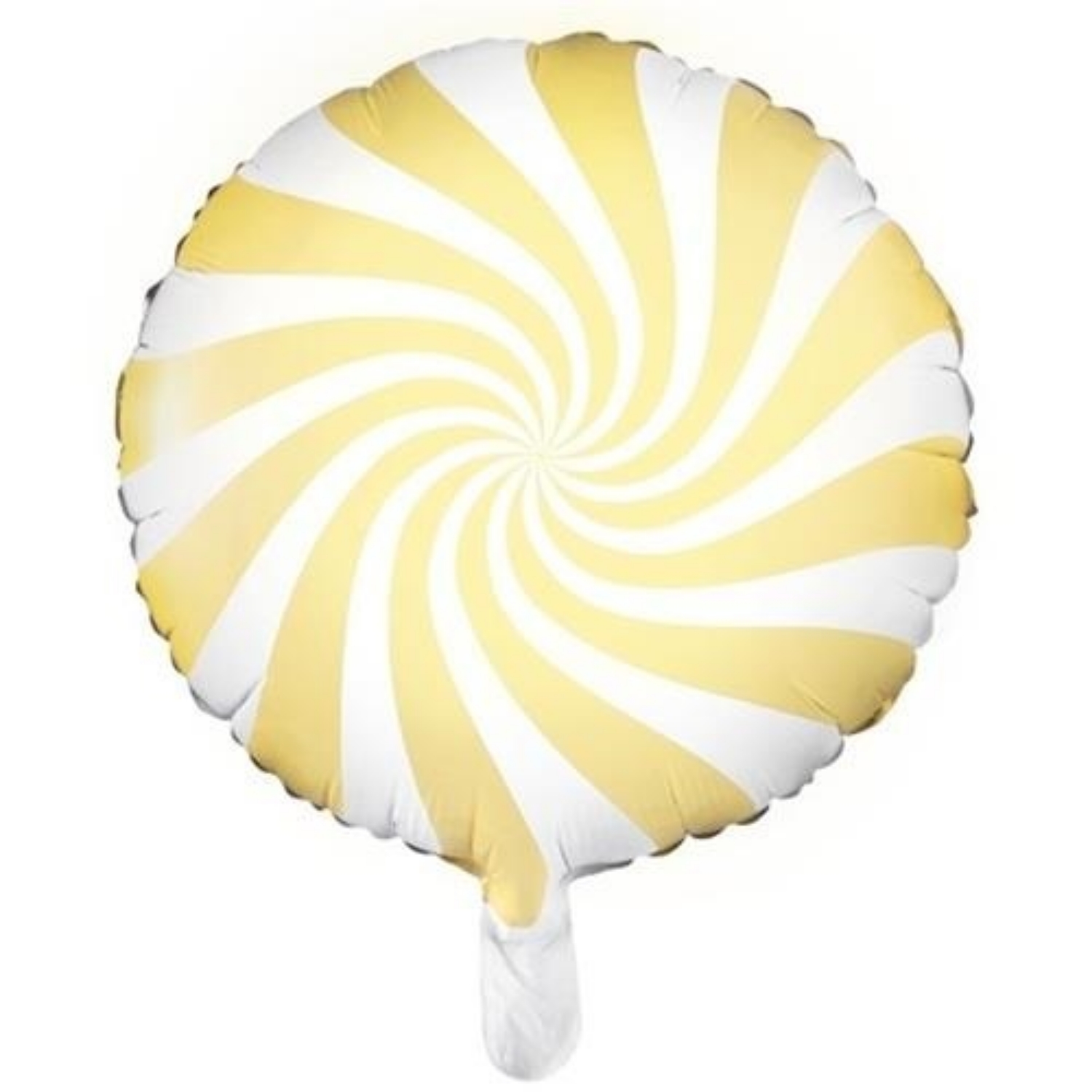 Levně Foliový balonek bonbón světle žlutý 45 cm