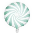 Fóliový balonek kulatý bonbón mint 45 cm