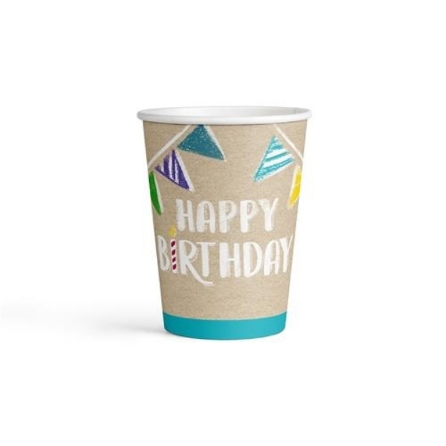Obrázok z Party papierové poháre My Birthday 8 ks