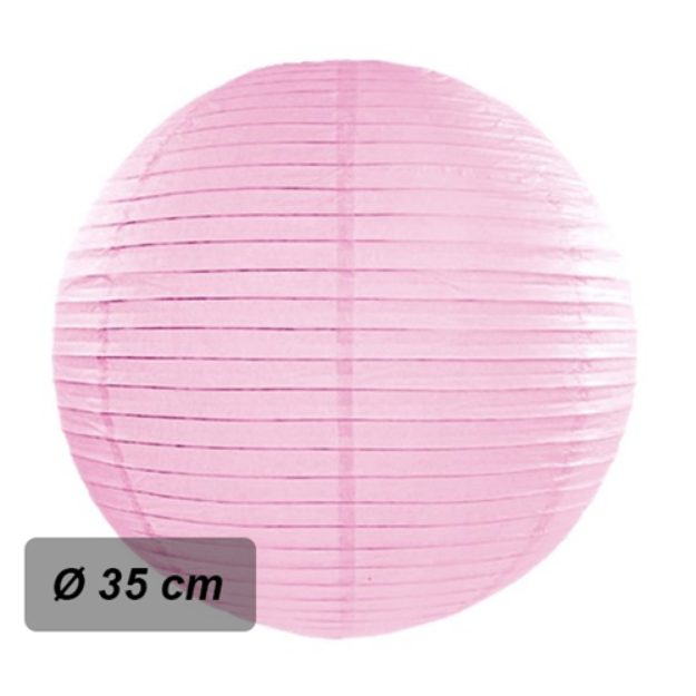 Obrázek z Lampion kulatý 35 cm růžový 
