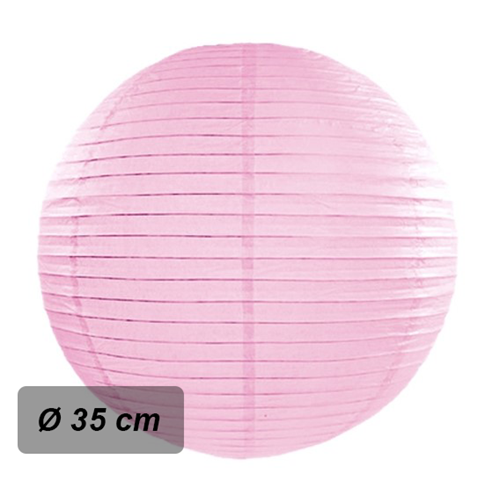 Levně Lampion kulatý růžový – 35 cm