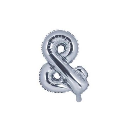 Picture of Foliový symbol And stříbrný 35 cm