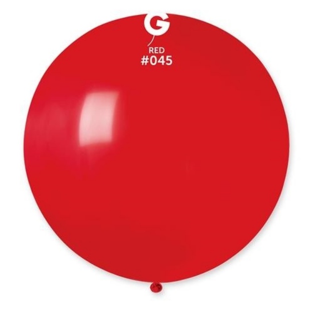 Obrázek z Balon jumbo červený 100 cm 
