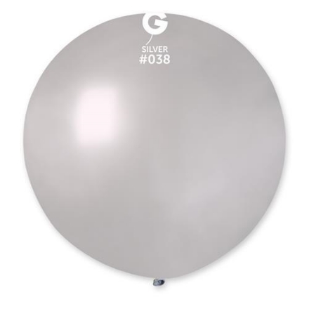 Obrázek Balon jumbo Gemar stříbrný 100 cm