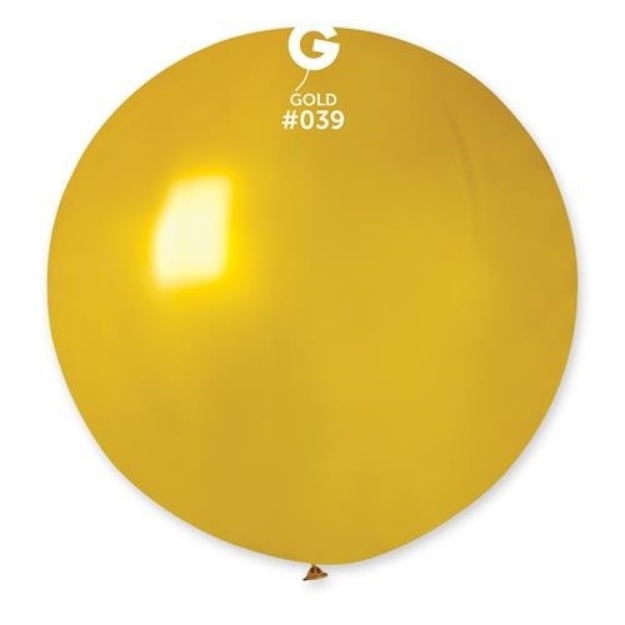 Obrázek z Balon jumbo zlatý 100 cm 