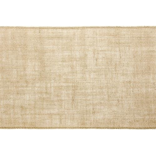 Jutová šerpa prírodné olemovaná 28 x 500 cm